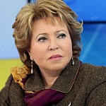 Walentina Matwijenko ist die Präsidentin des russischen Föderationsrats